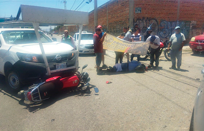 Motociclista Resulta Herido Al Ser Arrollado