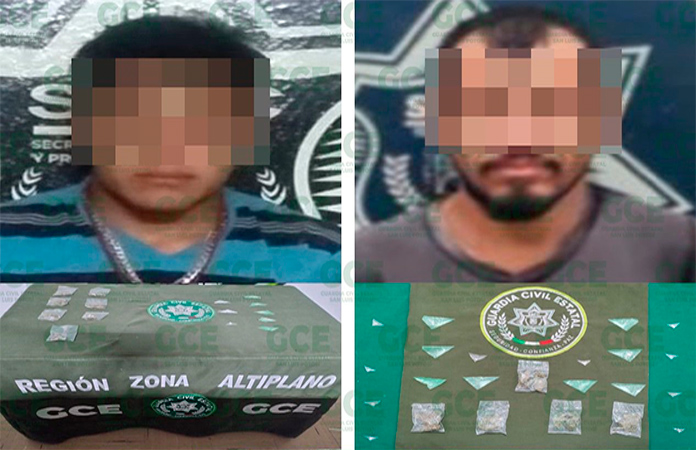 Detienen a supuestos narcos en operativos