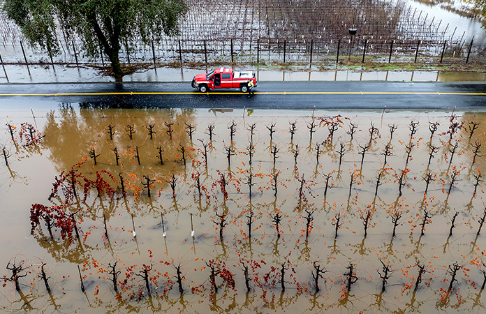 Tormenta cubre el norte de California