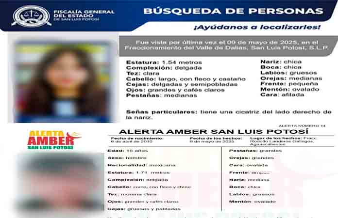 Localizan a pareja de menores con ficha activa