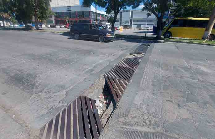 Considerable, el deterioro de alcantarillas pluviales