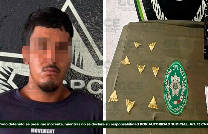 “Maloso” es detenido con cristal en Matehuala