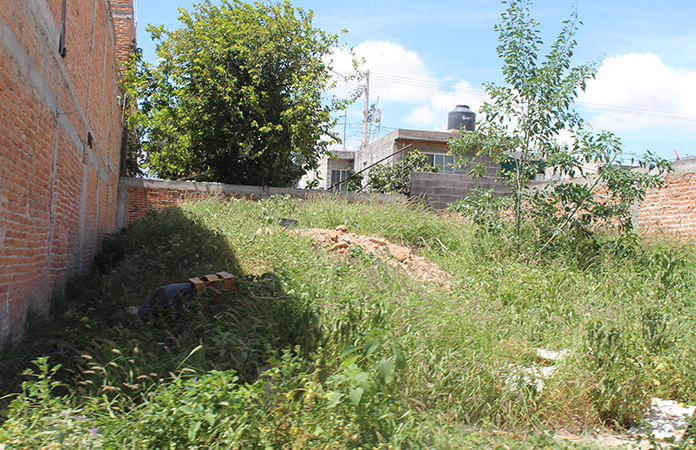 Existe alta la presencia de terrenos irregulares