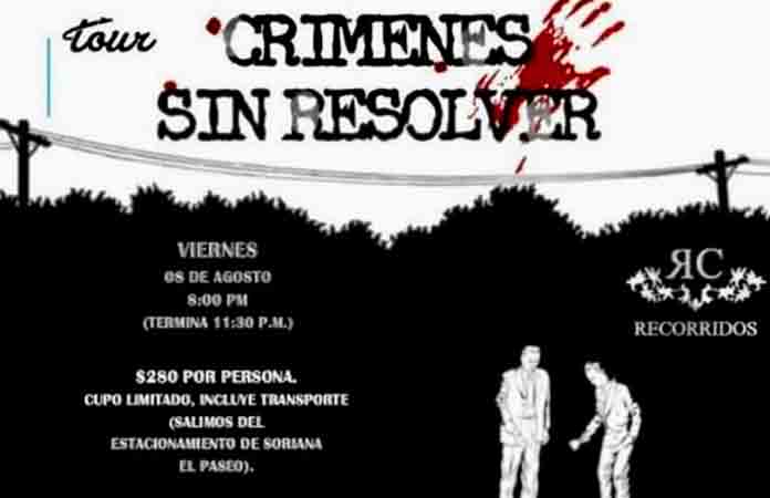 Ofertan tour por escenas de crímenes