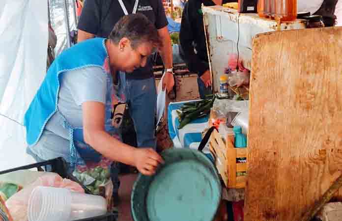 Verifica Comercio la venta de alimentos