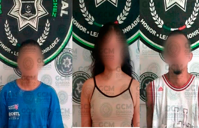 Con marihuana, sorprenden a individuos en Soledad