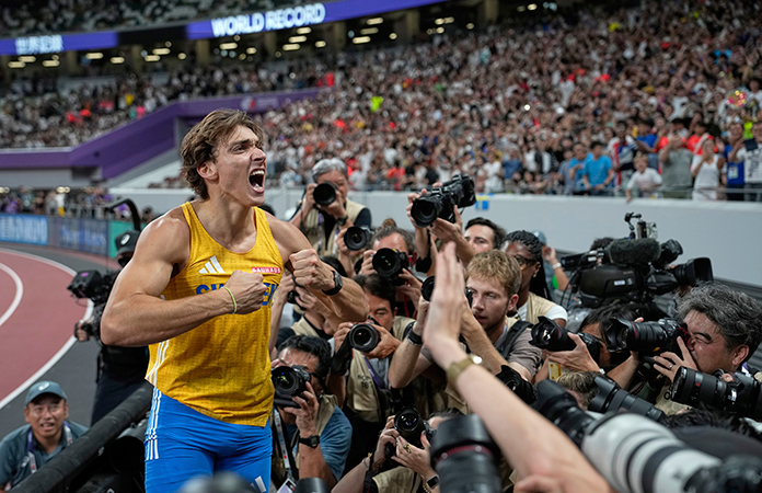 Rompe Duplantis récord mundial