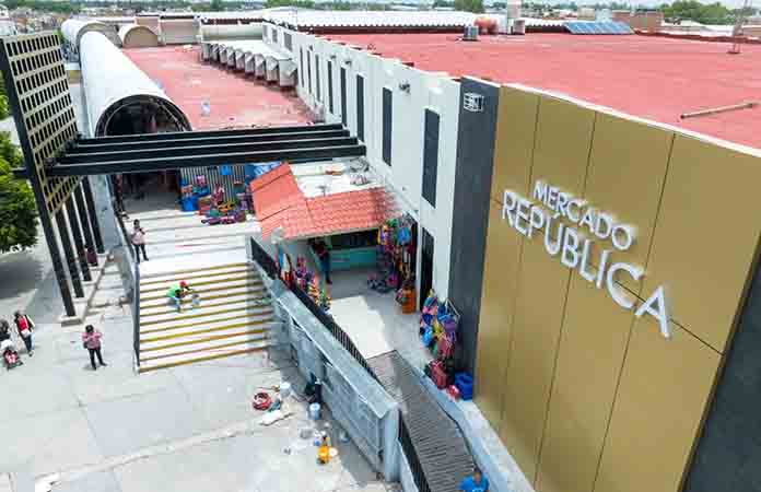 Dejan sin electricidad al mercado República