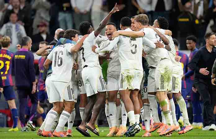 El Real Madrid supera al Barsa