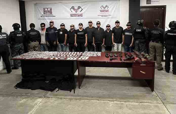 Caen 12 miembros del Cártel Jalisco