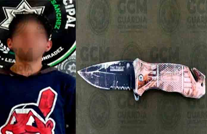 Con una navaja, “cachan” a un joven