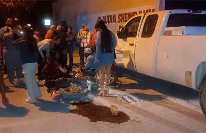 Desigual choque deja un lesionado