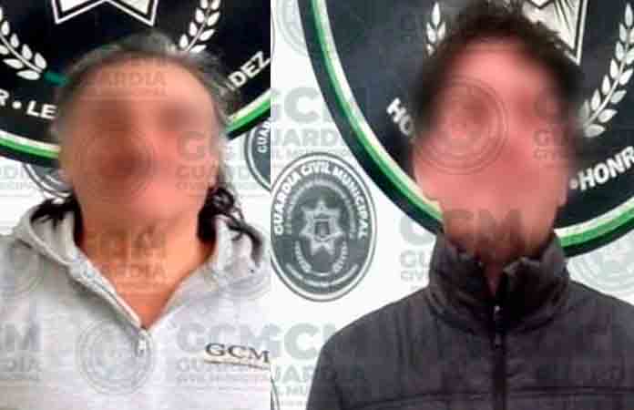 Encierran a dos sujetos por violencia familiar