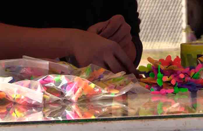 Venta clandestina de pirotecnia menor