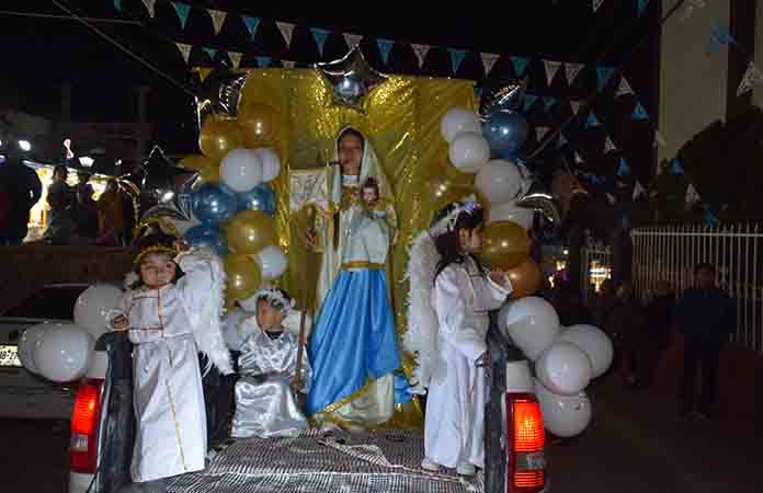 Concluyen fiestas patronales de la Virgen de la Paz