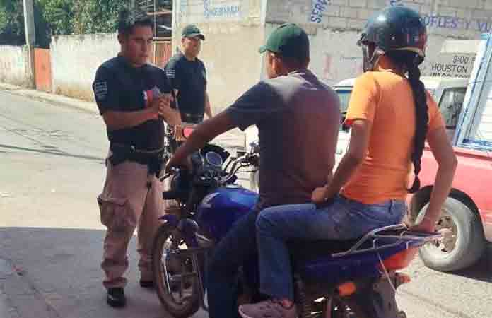 Implementan operativo para reducir accidentes de motos