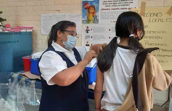 Jornada de vacunación en escuelas primarias
