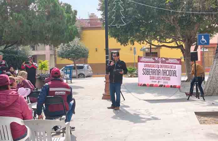 Relizan jornada por defensa de la soberanía nacional