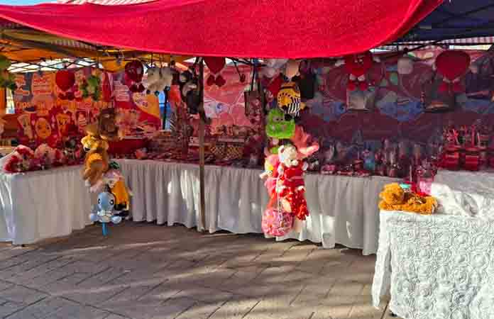 Festejos de San Valentín, con escasas ventas