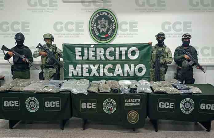 Incautan 17 kilos de “mota” en V. de Reyes