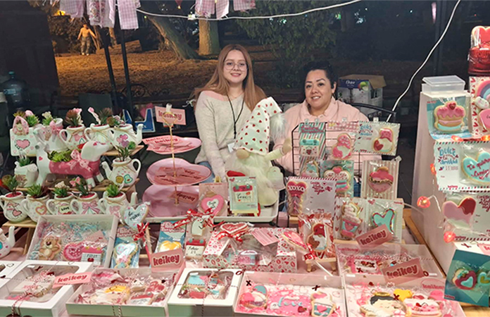 Instalan mercadito del emprendimiento