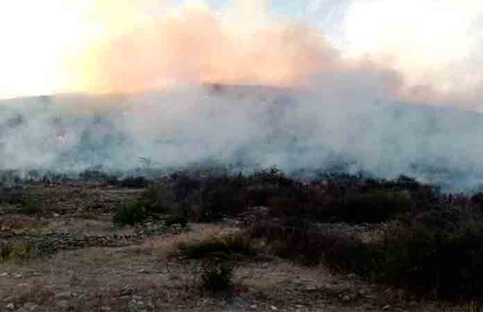 Otro incendio en El Sacramento
