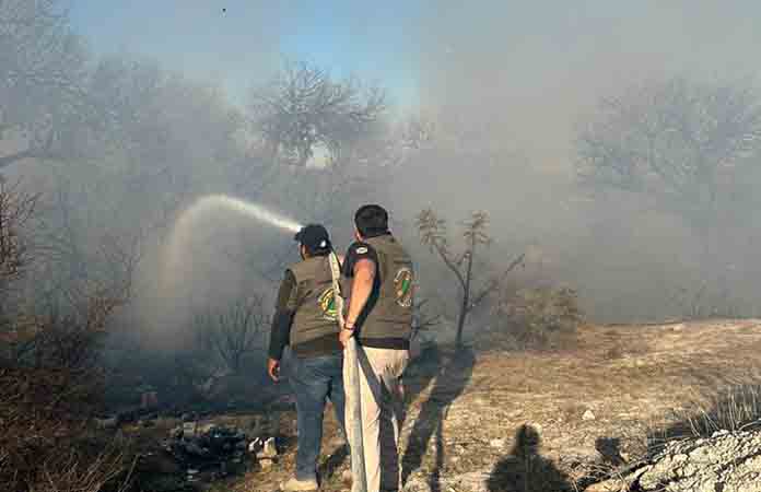 Quema de basura provoca incendio
