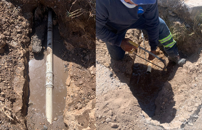 Se colapsa red de agua potable