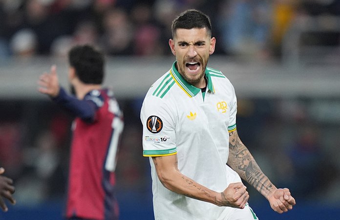 Bologna y Roma igualan en Europa