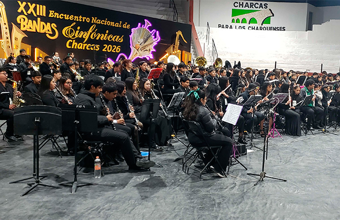 Concierto de bandas sinfónicas en Charcas