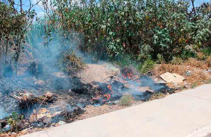 Quema de basura, principal causa de incendios: PCM