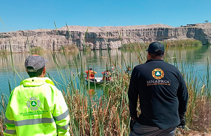 Se coordinan para localizar a un posible ahogado