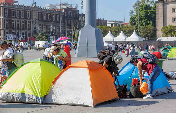 La CNTE levanta su paro en CDMX