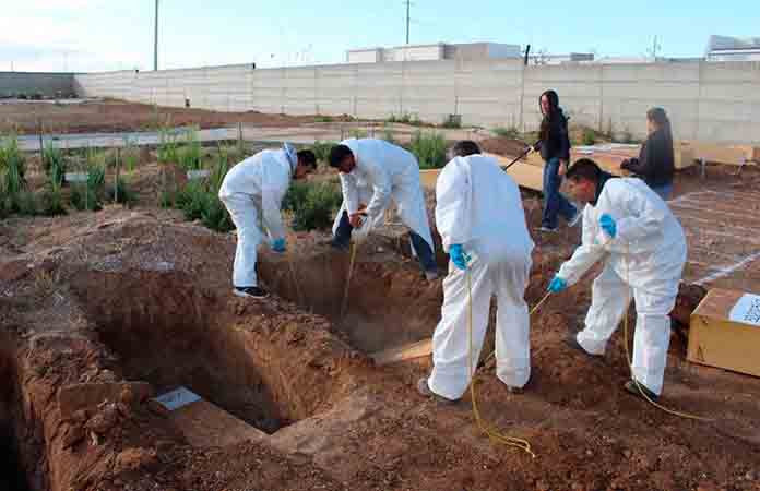 Inhuman 41 cuerpos no identificados