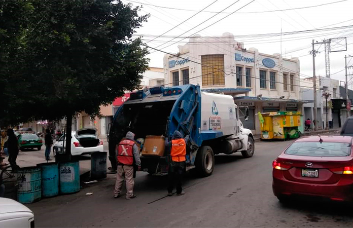 Suspenden servicio de recolección de basura