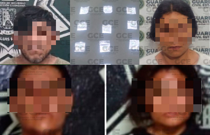 Capturan a cuatro presuntos “narcos” en la Entidad