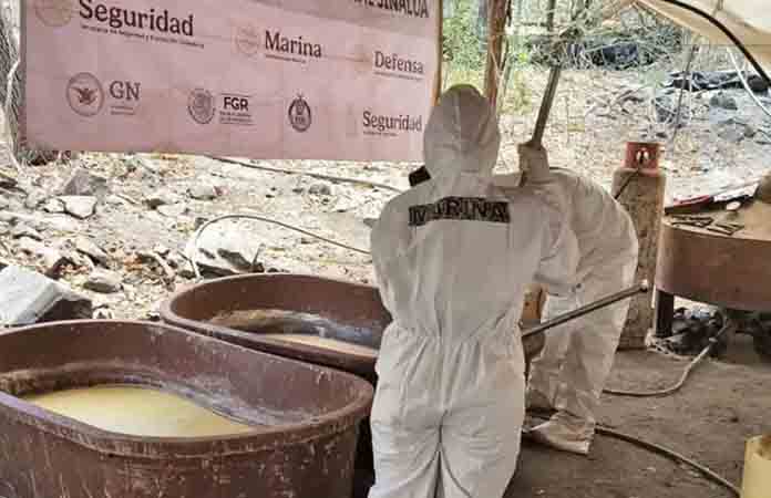 Semar desmantela 2 narcolaboratorios