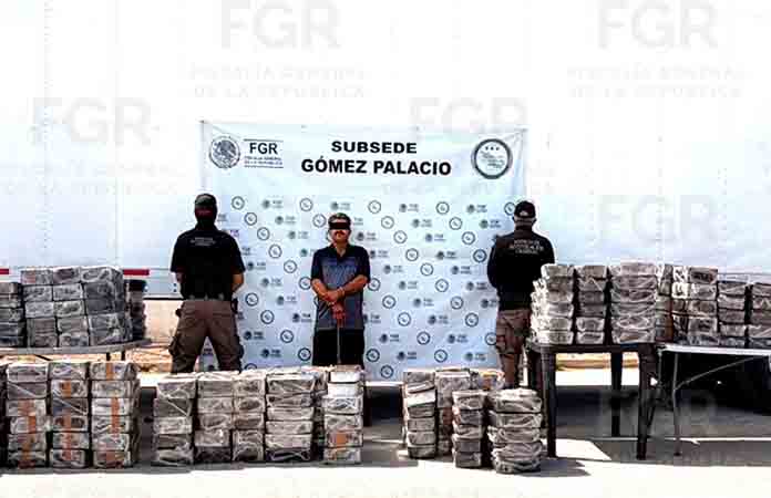 Decomisan 916 kg. de metanfetamina