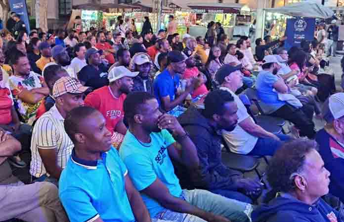 Haitianos viven la pasión mundialista