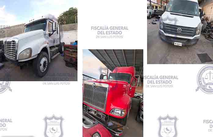 Localizan autos robados en cateo a taller mecánico