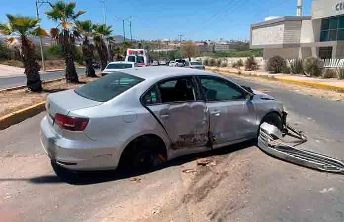 Suman 23 accidentes viales por las lluvias