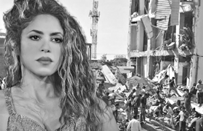 Shakira y otros artistas se solidarizan con Colombia tras sismo