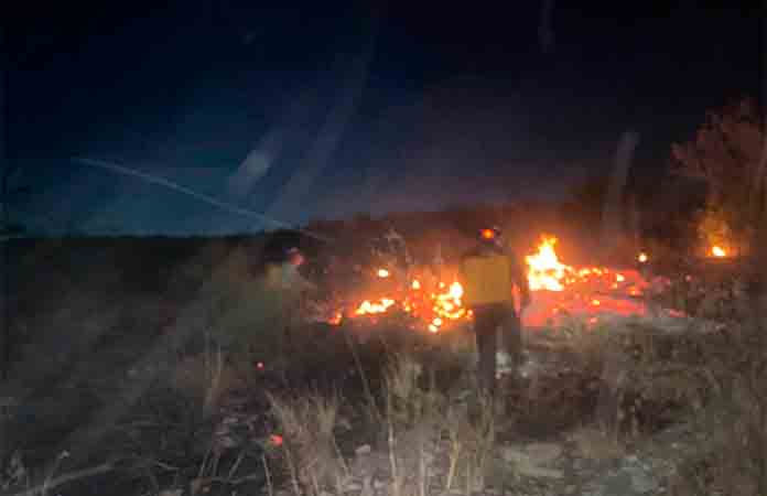 Arde tiradero de basura intermunicipal