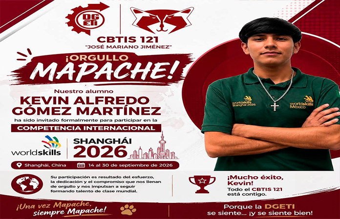 Estudiante potosino representará a México en Shanghái-China