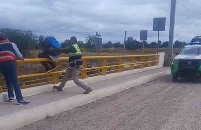 GCM rescata ahombre en crisis