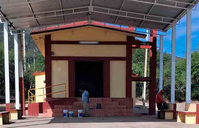Rehabilitan capilla de Los Nazarios
