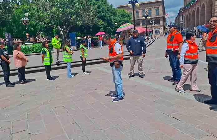 Simulacro incluye mil 700 inmuebles