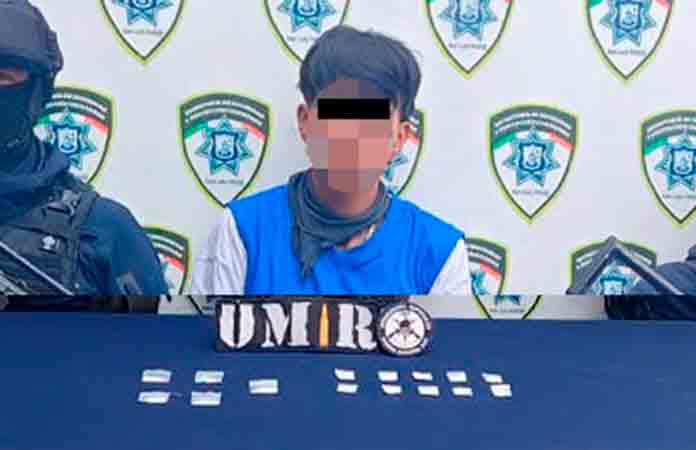 Apresan a aparente “narco” en la Col. División del Norte