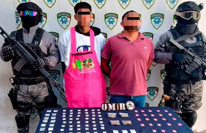 Aseguran a más vendedores de droga en Abastos