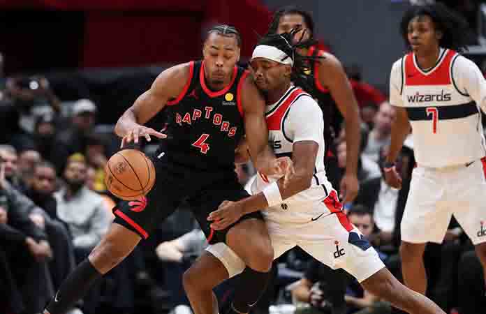 Raptors ganan ante los Wizards